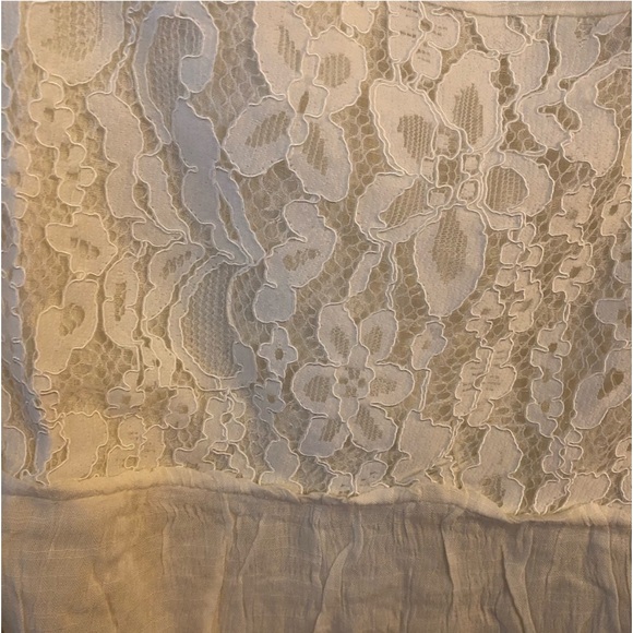 Hayden LA Cream Blouse Lace Detail Bohemian Boho Shirt Women’s NEW - Picture 4 of 6